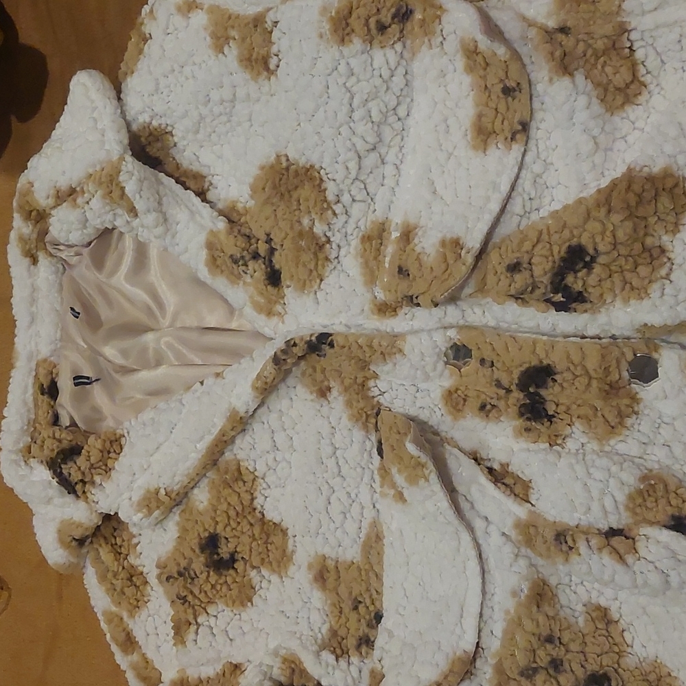 SHEIN Fleece Teddy bear Jacket